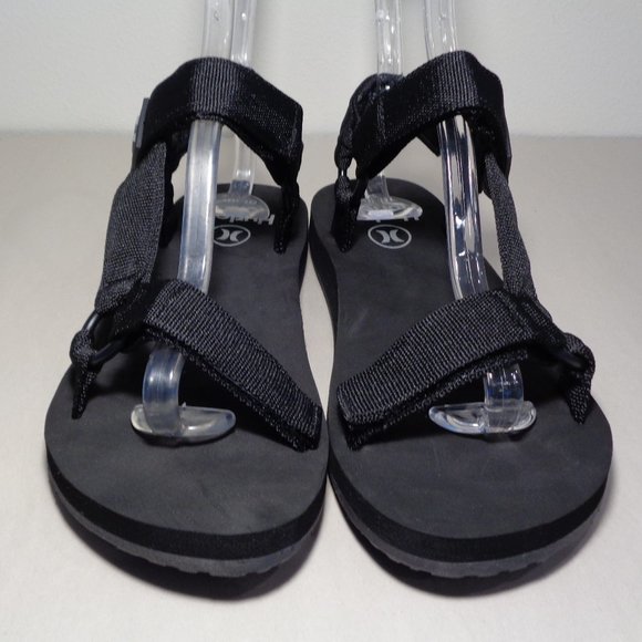 Hurley Size 13 M RIVER Black Sport Sandals New Men\'s Shoes main image 9